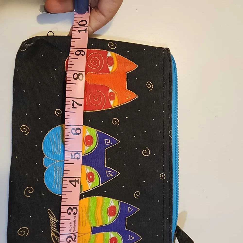 Laurel Burch Vibrant Cat  Pouch